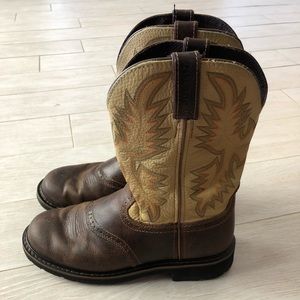 Justin work boots